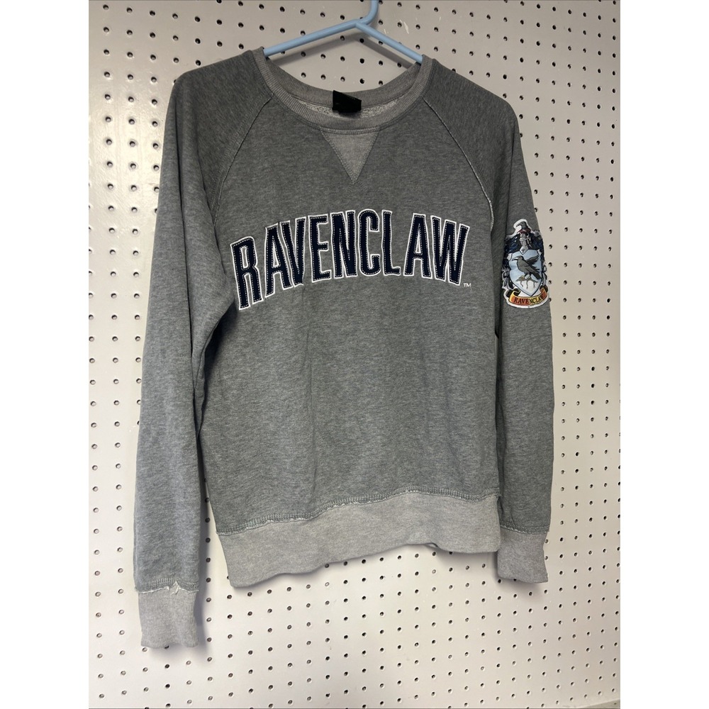 Wizarding World Of Harry Potter Ravenclaw Crewneck Sweatshirt  Unisex Small Gray